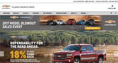 Desktop Screenshot of fillbackchevy.com